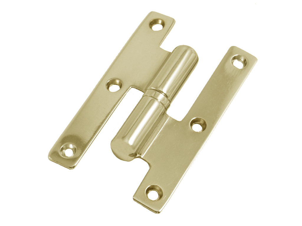 Cerniera Paumelles Bordo Quadro mm.120x60 OL-Ottone Lucido SX o DX  Bonel - immagine 2